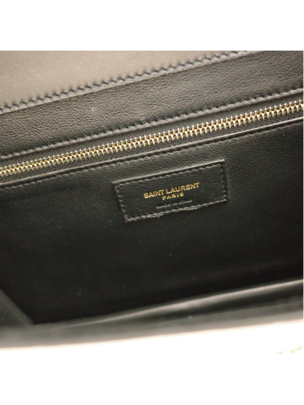 YSL Saint Laurent Gaby Quilted Lambskin Envelope Shoulder Bag - Picture 15 of 16